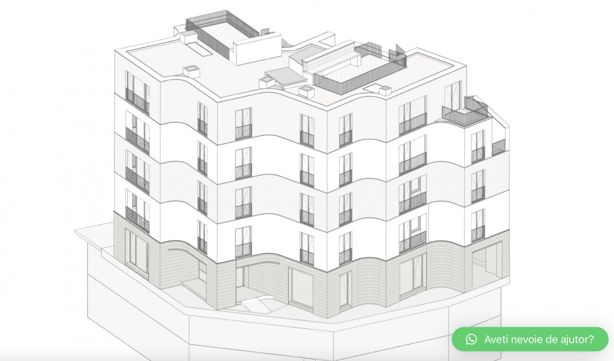Apartament cu 2 camere de vanzare in bloc boutique
