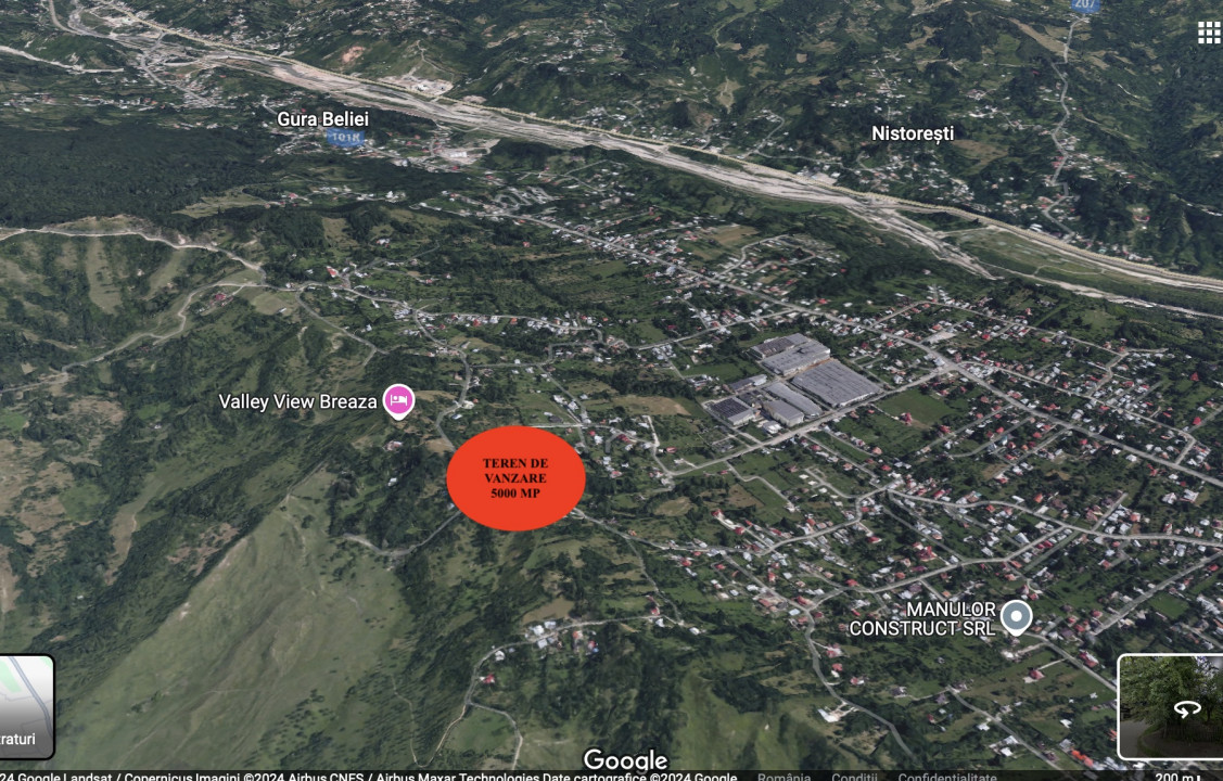 Teren de vanzare in Breaza de sus