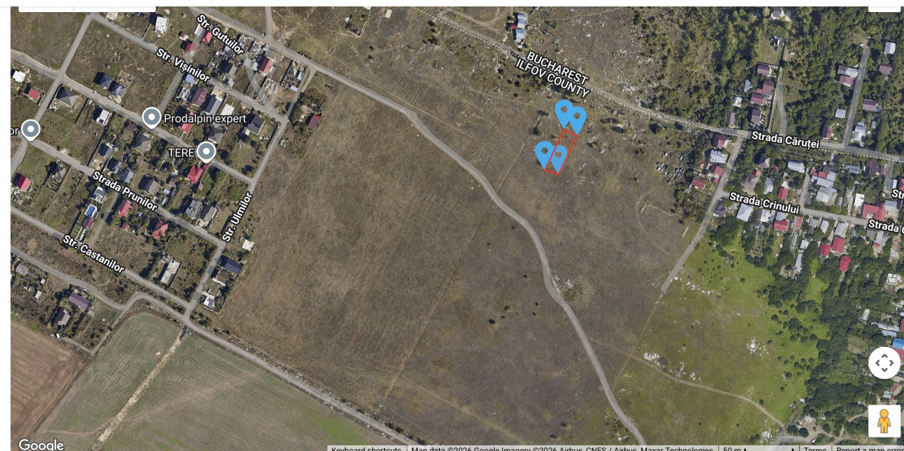 Teren de vanzare in Mgurele Cartierul Pomilor 