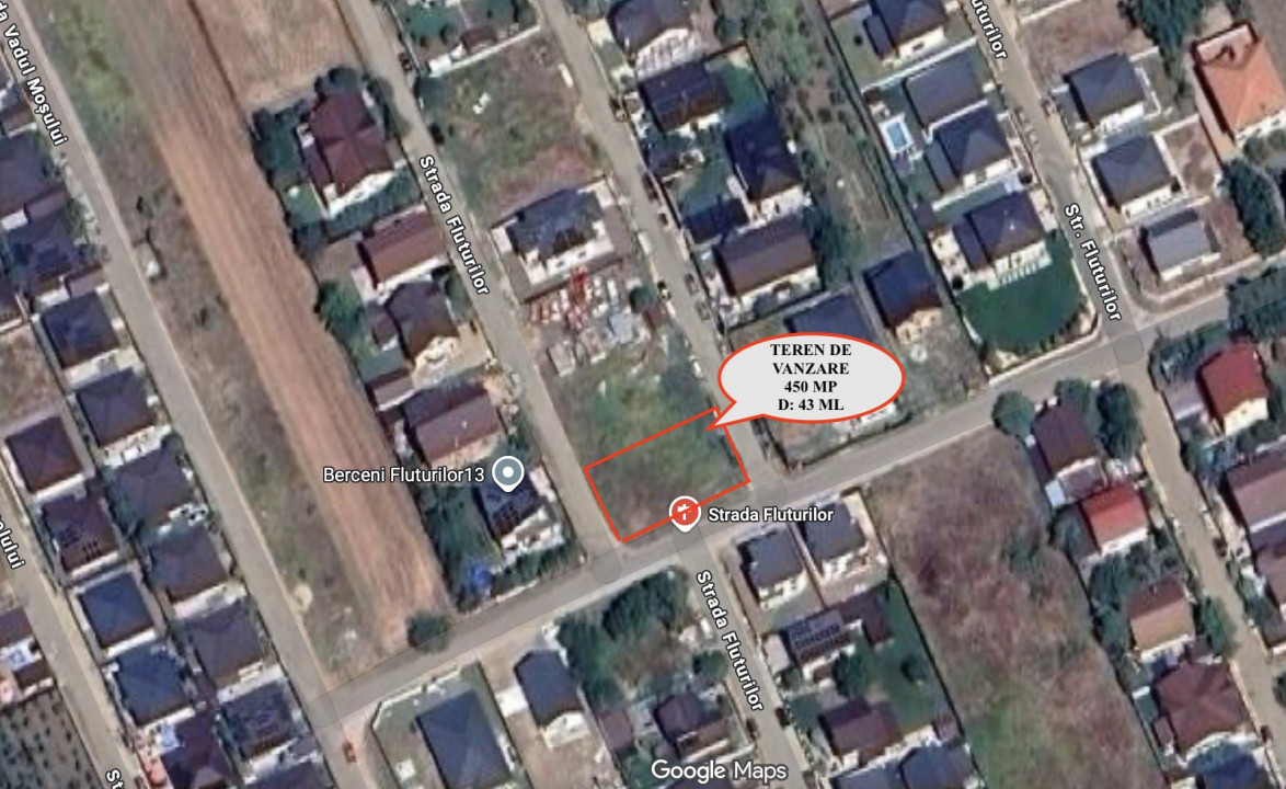 Teren de Vânzare în Comuna Berceni